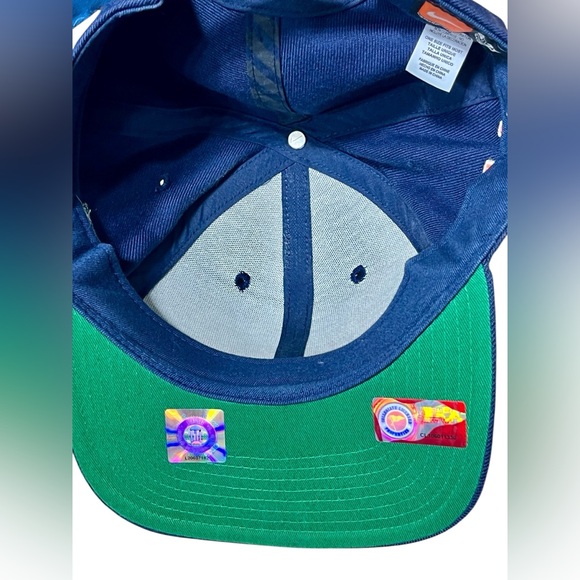 Nike Illinois Fighting Illini Snap Back Hat Blue & Orange Embroidered Cap - Picture 6 of 9